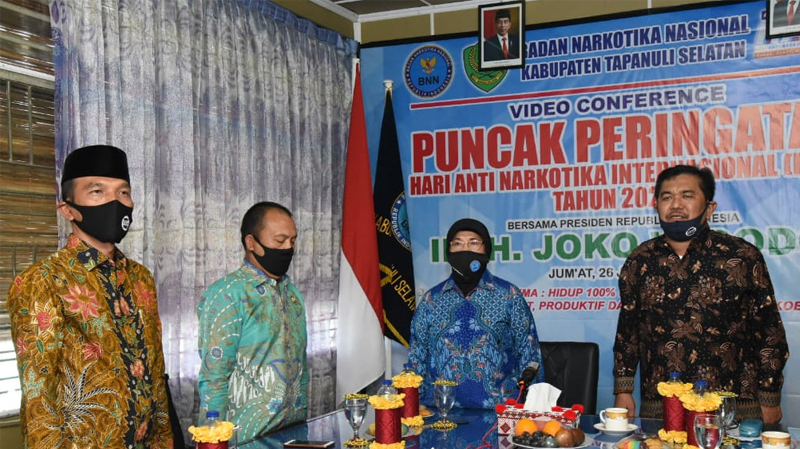 Memperingati Hari Anti Narkoba Internasional di Tapsel dan Padangsidimpuan