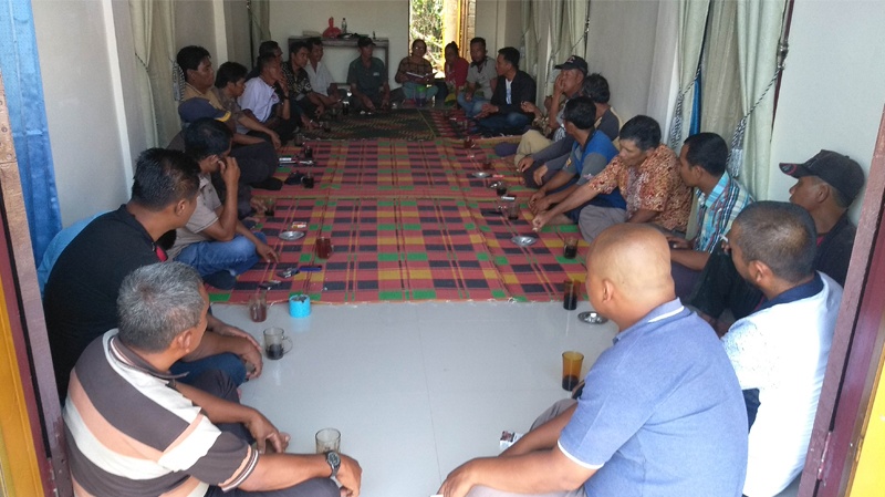 Rapat Pembentukan Pengurus Raja Sitempang Kecamatan Simanindo