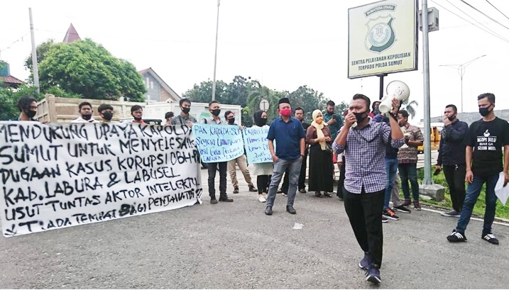 Mahasiswa Desak Polda Sumut Umumkan Hasil Gelar Perkara DBH PBB Labura-Labusel