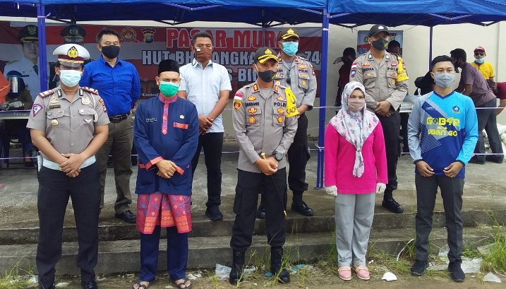 Polres Bintan Gelar Pasar Murah