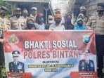 Mapolres Binut Bagi Sembako