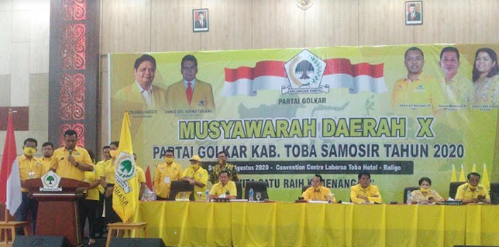 Effendi Napitupulu Ketua Terpilih Partai Golkar Toba 2020-2025