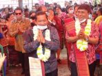 Bupati Teken Prasasti Yayasan Tuan Onggar Rumapea