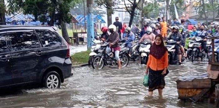 Drainase tak Mendukung, Kota Medan Terkepung Banjir