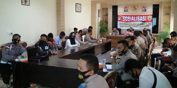 Polres Bintan Sosialisasi WBS Online