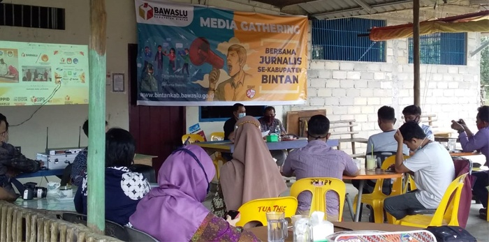 Bawaslu Bintan Gelar Media Gathering Bersama Rakyat Awasi Pemilu