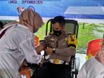 Peringati HUT ke-65 Polantas, Satlantas Polres Langsa Kumpulkan 74 Kantong Darah