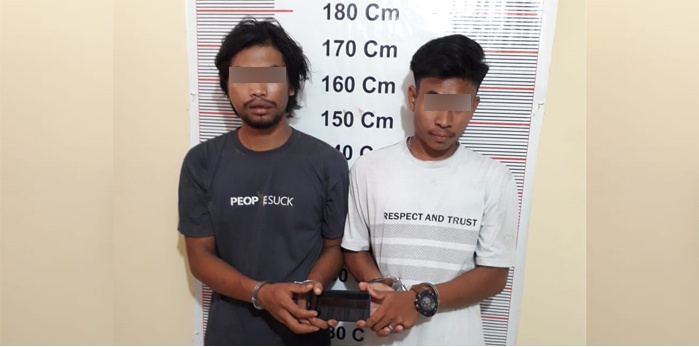 Polsek Secanggang Amakan Dua Pencuri Ponsel dari Tangan Warga