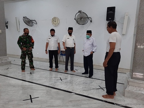 Wakil Walikota Langsa Dr H Marzuki Hamid MM bersama Kepala Dinas Syariat Islam, Aji Usmanuddin