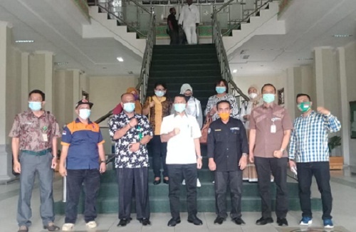 Rombongan Sekda Pemkab Langkat dan Sekda Atam berkunjung ke Kantor Pemkab Atam