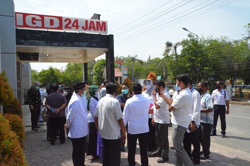 Rombongan Walikota Langsa sidak ke RSUD Langsa