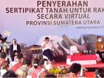 Joko Widodo Serahkan 22.007 Sertifikat Tanah