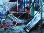 Akibat Korsleting Listrik, Tiga Rumah Milik Warga Ludes Terbakar
