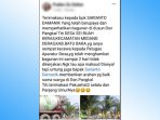 Akun FB Warga Pangkal Titi Bikin Heboh, Kades Seibuah Keras Turuntangan