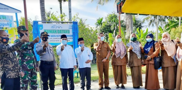 Wakil Walikota Langsa Launching Rumah Dataku