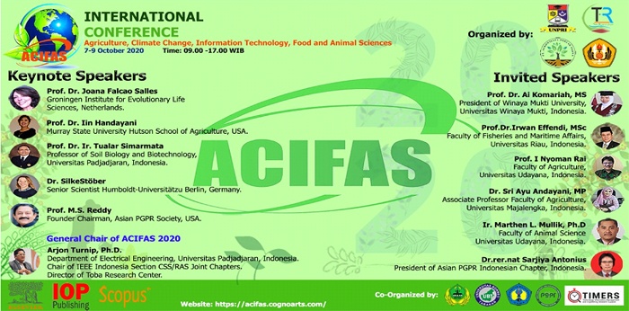 Konfrensi Internasional, Agriculture, Climate Change, Information Technology, Food and Animal Sciences