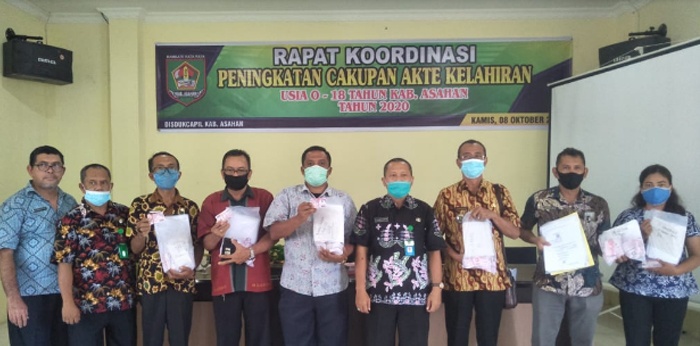 Disdukcapil Asahan Gelar Rakor Peningkatan Cakupan Akta Kelahiran Usia 0-18