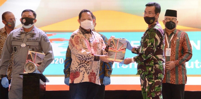 Danlantamal IV Hadiri Launching Lima Juta Masker