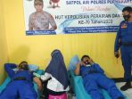 Bakti Donor Darah SatPolair Purwakarta Kumpulkan 40 Labu Darah