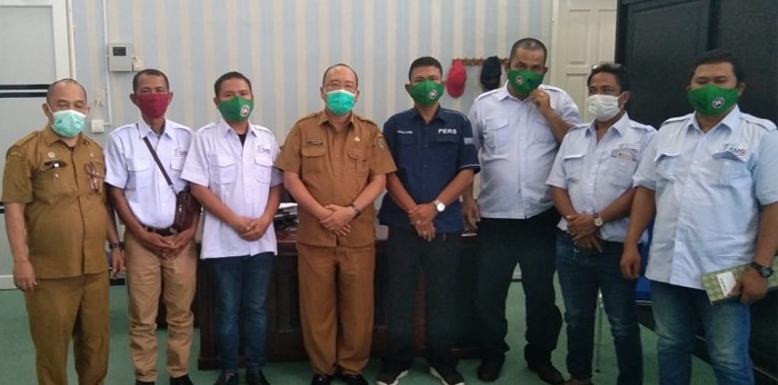 Plh Bupati Asahan Terima Audensi Pengurus Korwil SMSI Astabar