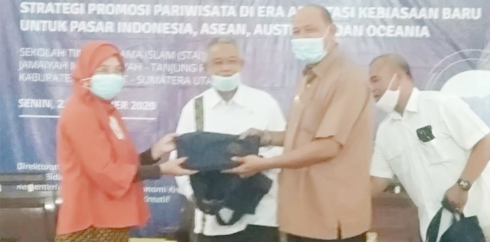 Bupati Langkat Buka Bimtek Kemitraan Strategi Promosi Pariwisata
