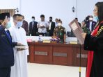 Pantas Marroha Sinaga Dilantik Menjabat Wakil Ketua DPRD Samosir