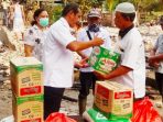 Menejer Kebun Irfan Husni Bantu Sembako Korban Kebakaran