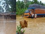 Banjir di Desa Langga Payung Labuhanbatu Selatan melanda rumah warga dan Jalinsum