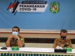 Jubir Covid-19 Kota Medan memberikan pengarahan dan informasi kepada seluruh jajaran Kecamatan Medan Tembung