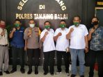 Wakapolres Tanjungbalai bersama fungsionaris SMSI Astabar