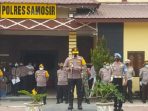 Kapolres Samosir Pimpin Apel persiapan pengamanan Pilkada 2020