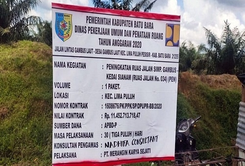 Salahsatu Proyek PEN di Kabupaten