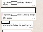 Chat pendamping TFL dan oknum pegawai BPPW Sumut bernada dugaan pungutan dan upeti