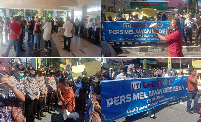 Aksi Solidaritas: Pers Melawan Bedebah