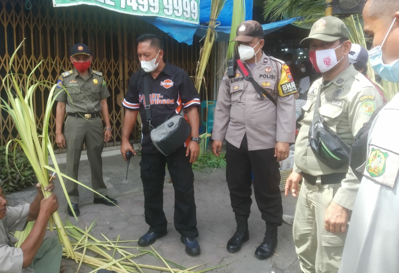 Bersama 3 Pilar, Polsek Medan Area Gelar Ops Yustisi PPKM Mikro