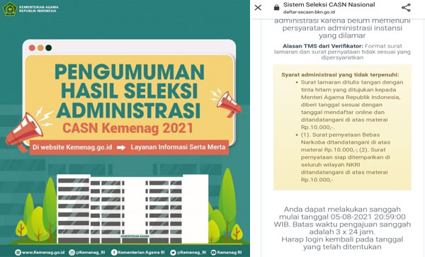 Peserta Pertanyakan Proses Penerimaan Calon ASN Kemenag di UIN Sumut