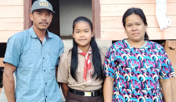Ayah Pelita Sitanggang Berterimakasih atas Bantuan Vandiko Gultom