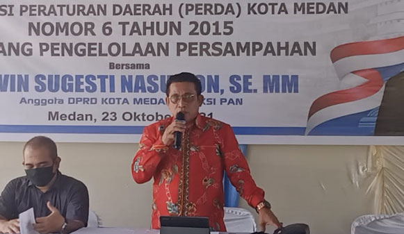 Edwin Sugesti Dorong Pemerintah Mengolah Sampah dengan Baik