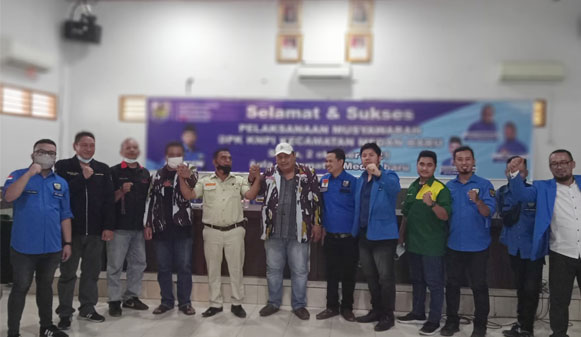 Eriandi Surbakti Pimpin KNPI Medan Baru