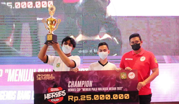 Wali Kota Medan Resmi Menutup Turnamen Mobile Legend Cup