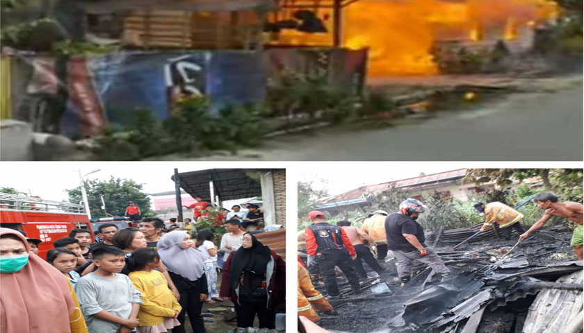 rumah terbakar