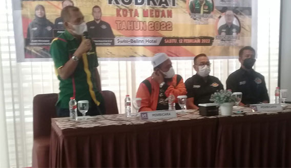 KONI Medan Sambut Baik Program Kerja Pengkot Kodrat