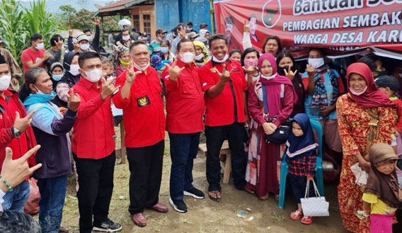 Rapidin Sambangi Masyarakat Karing Dairi