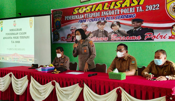 Sosialisasi Penerimaan Anggota Polri Tahun 2022