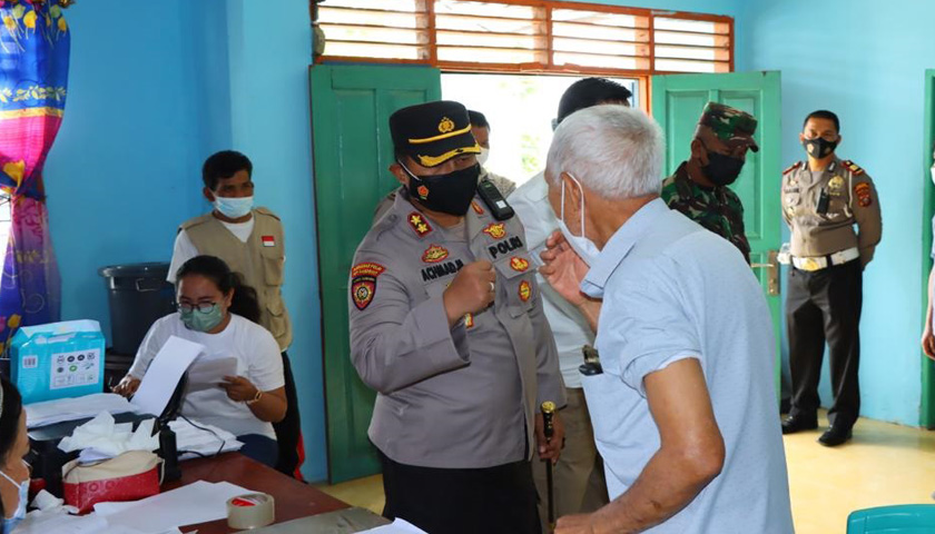 polres humbahas adakan tes