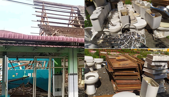 Material Bongkaran dan Rehab Gedung di RSU Haji Medan Dipertanyakan