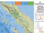 sumut-aceh terjadi 39 gempa