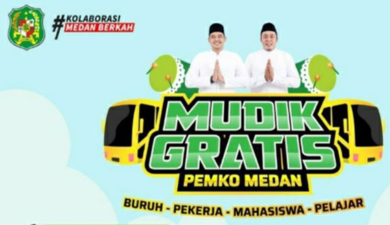 Mudik Gratis Pemko Medan Diapresiasi Ketua DPRD Kota Medan