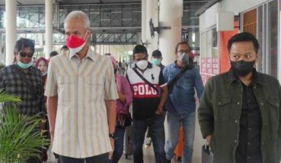 Gubernur Jateng Ganjar Pranowo Sambangi Kota Medan