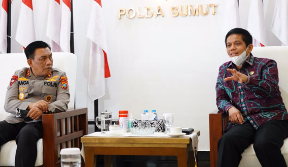 Ombudsman RI Temui Kapolda Sumut